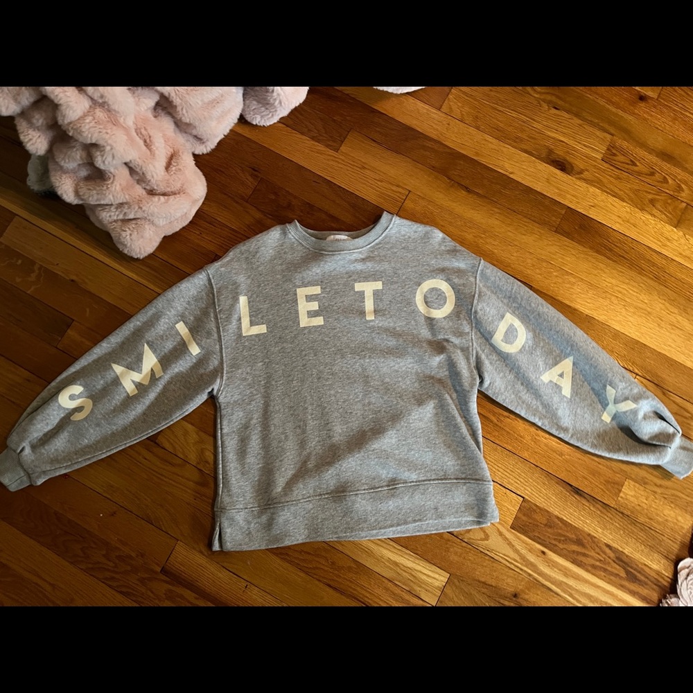 Grey Zara crewneck